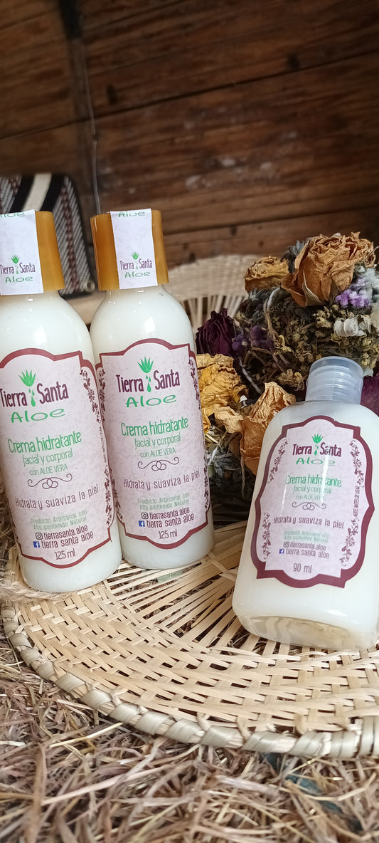 Crema Hidratante Facial y Corporal con Aloe Vera 🌿